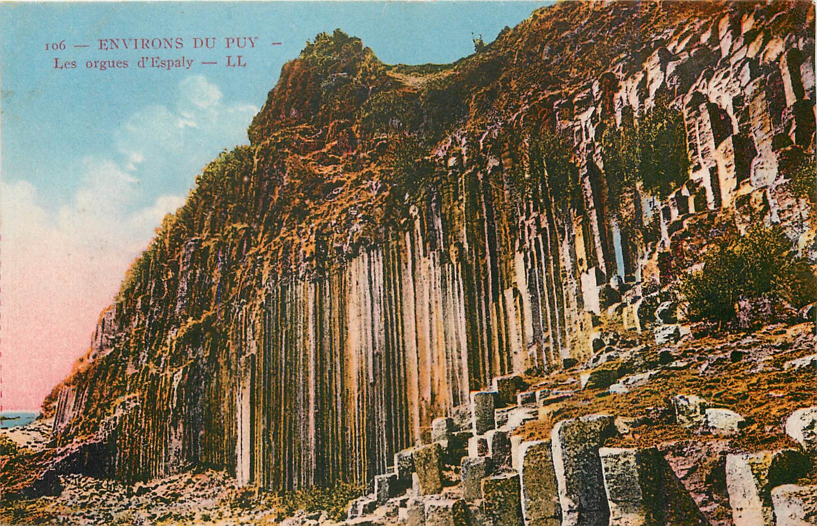 CPA Environs du Puy Les Orgues d'Espaly 