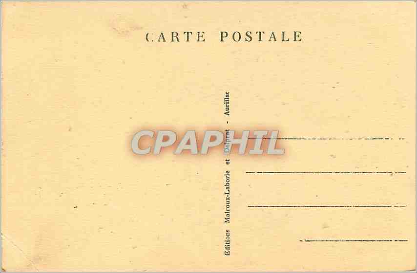 CPA Le Cantal Pittoresque Panorama pris du haut du Puy Mary  — Rückseite