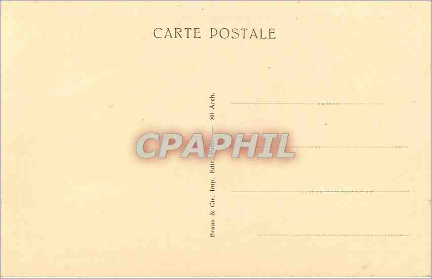 CPA Athenes L'Acropole Vue prise du Pnyx  — Rückseite