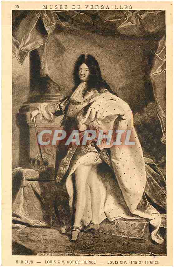 CPA Musee de Versailles Louis XIV Roi de France 