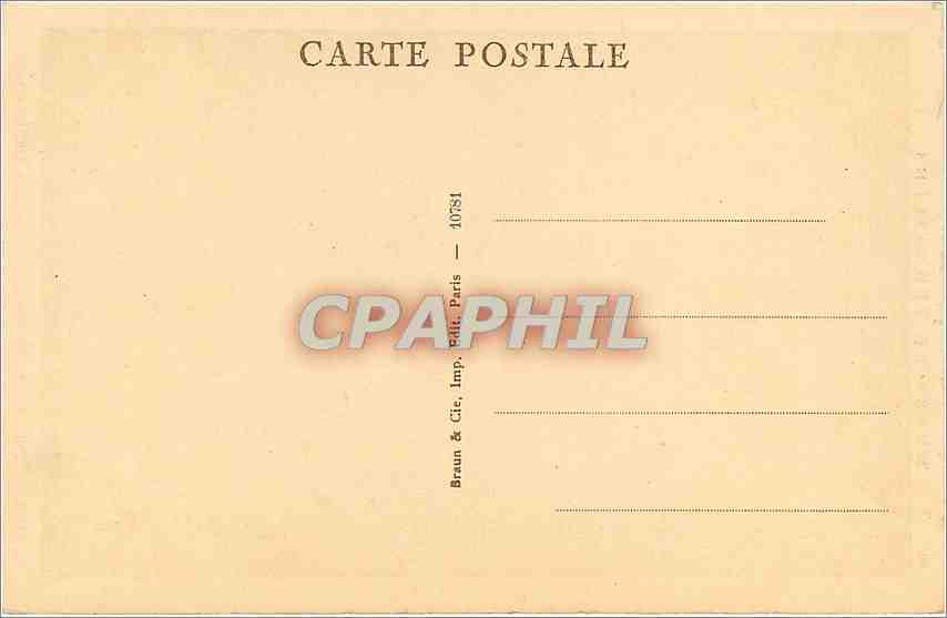 CPA Musee de Versailles Louis XIV Roi de France  — Verso