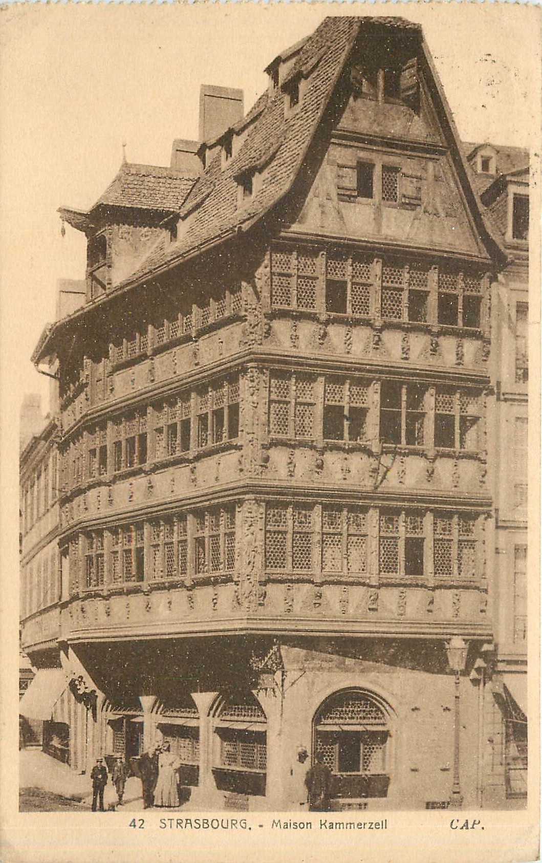 CPA Strasbourg Maison Kammerzell 