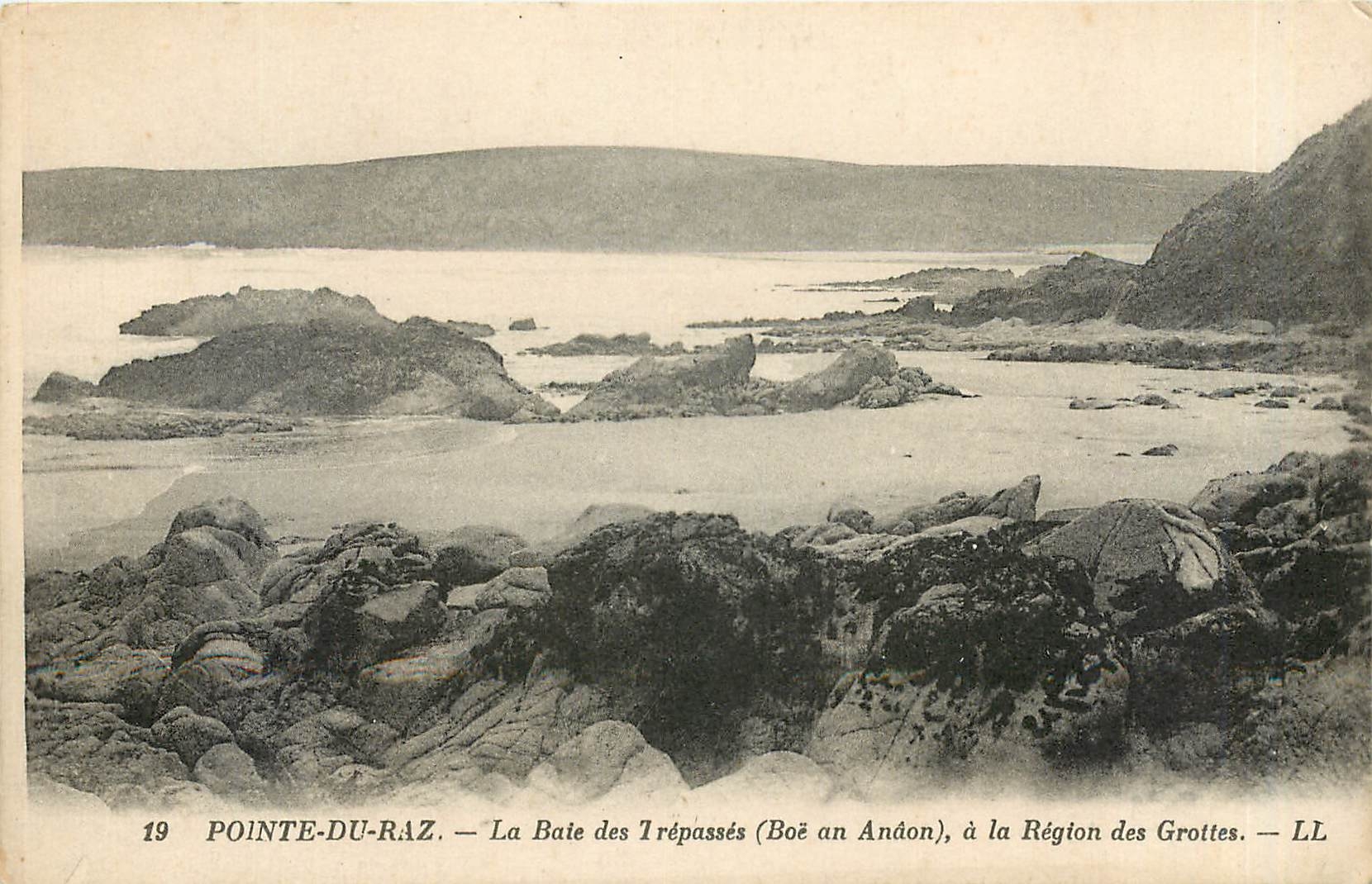 CPA Pointe du Raz La Baie des Trepasses Boe an Anaon a la Region des Grottes 