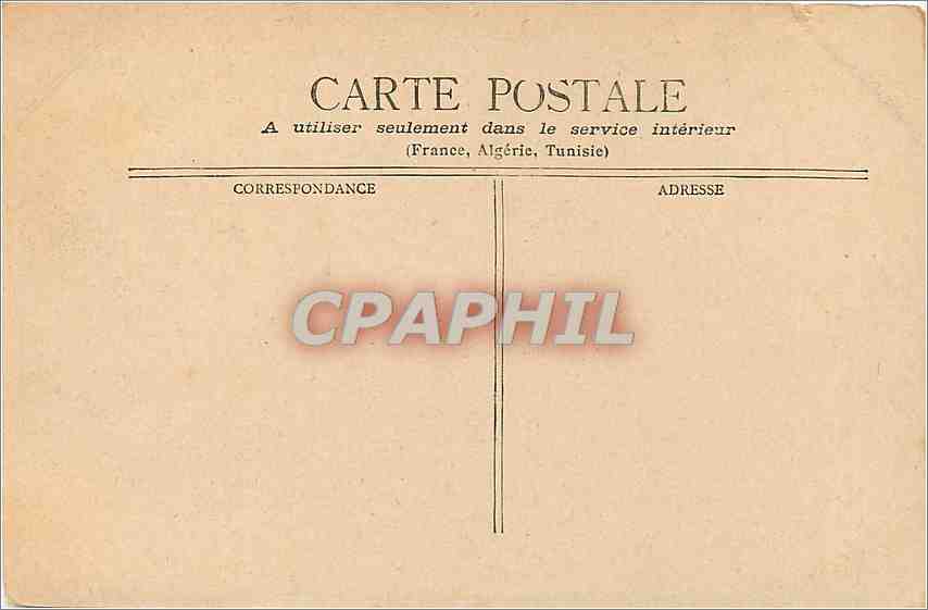 CPA Marseille Le Roubion Route de la Corniche  — Rückseite