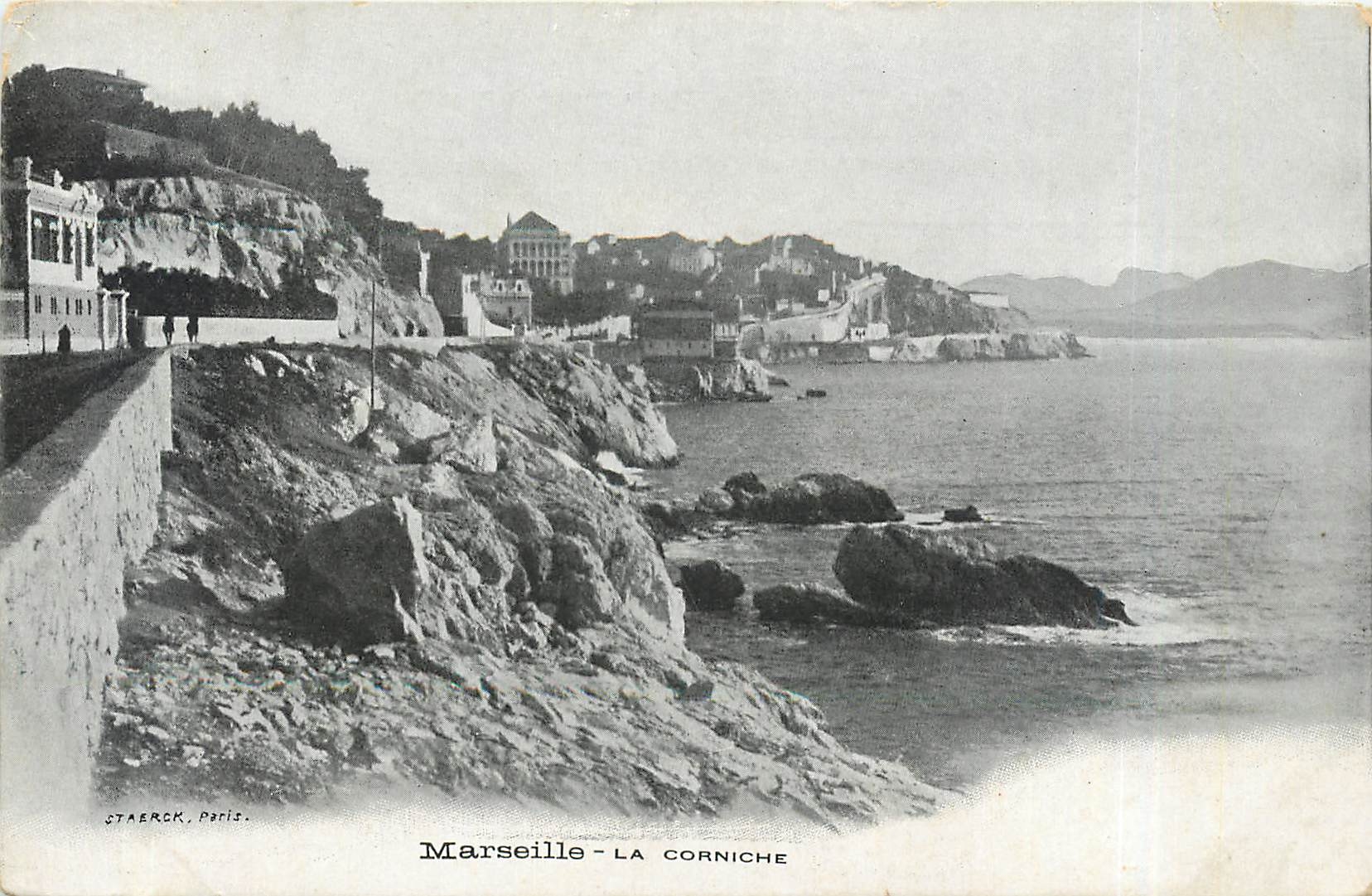 CPA Marseille La Corniche 