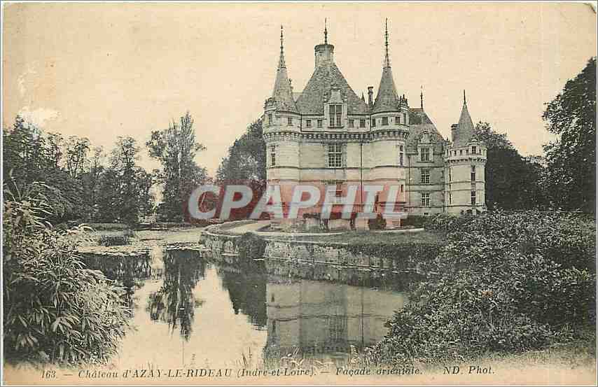 CPA Chateau d'Azay Le Rideau Indre et Loire Facade Orientale 