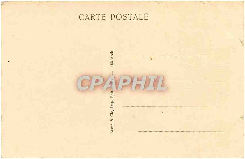 CPA Rome Thermes de Caracalla  — Rückseite