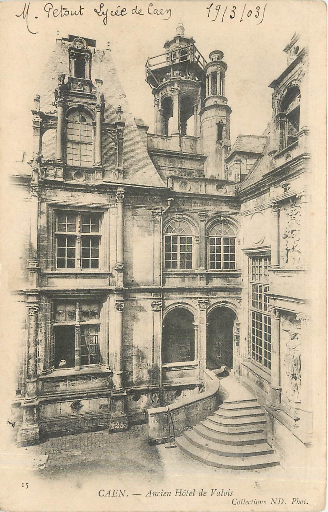 CPA Caen Ancien Hotel de Valois 