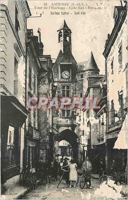 CPA Amboise L et L Tour de l'Horloge Cote Est Renaissenes 