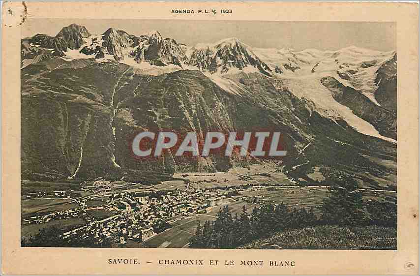 CPA Savoie Chamonix et le Mont Blanc 