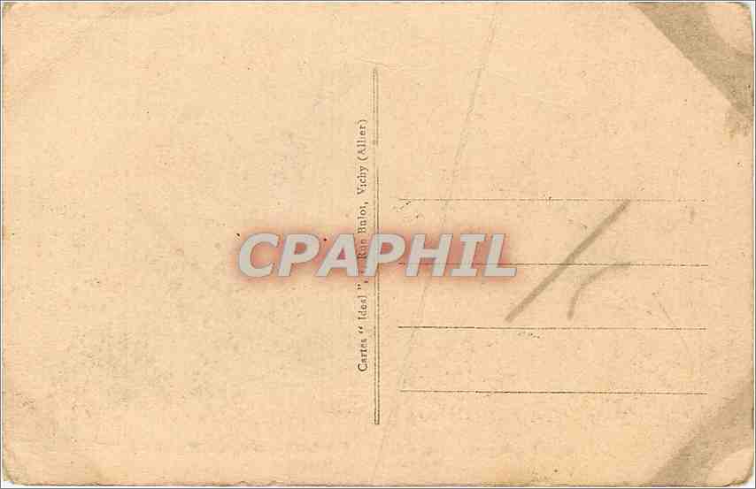 Murols - Le Château (façade Renaissance) — L'Auvergne Pittoresque — éditeur J. Brisac, n° 3399 — Verso