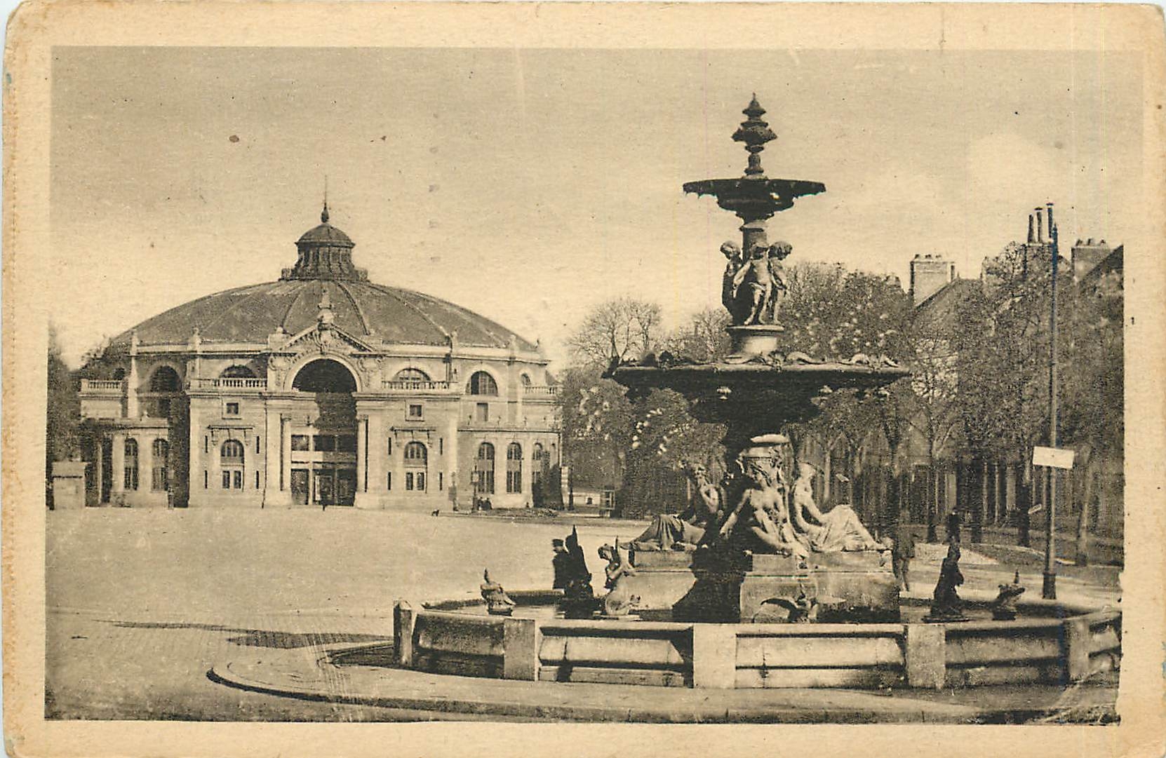 Troyes (Aube) — La Fontaine Argence et le Cirque — Ch. Grimaldier, Photo-éditeur