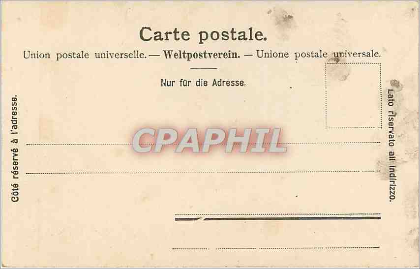 CPA Lac Leman  — Verso