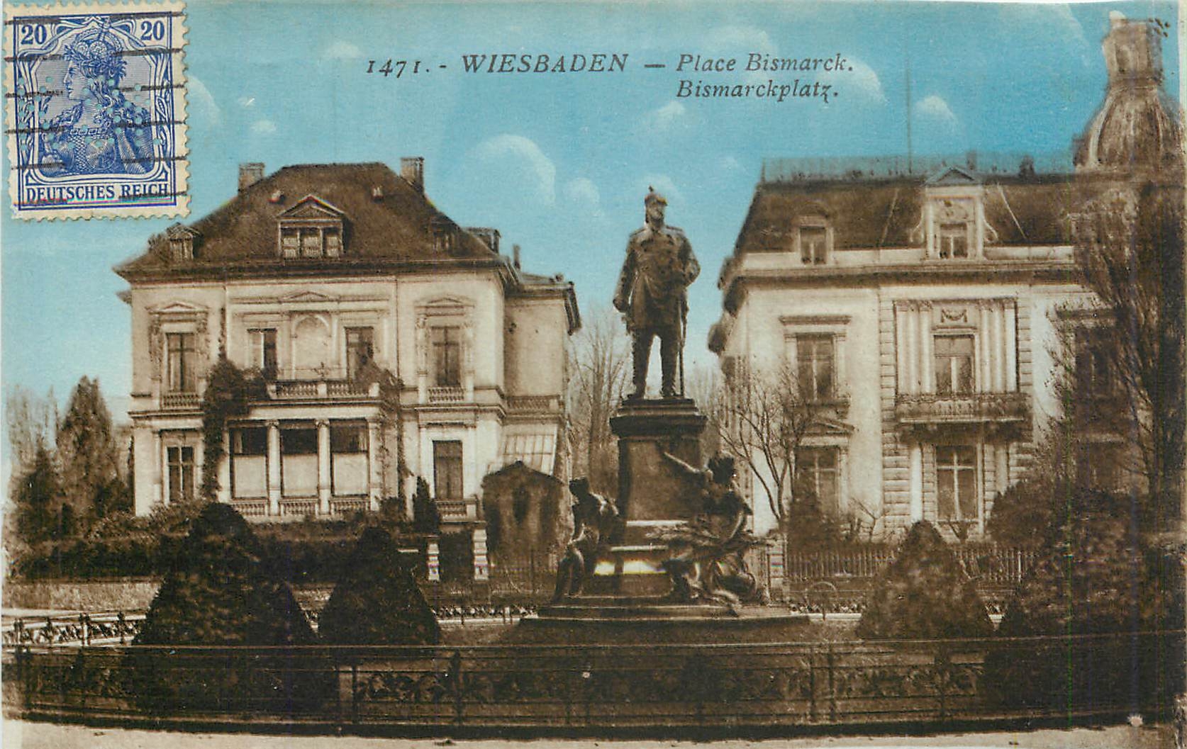 CPA Wiesbaden Place Bismarck 