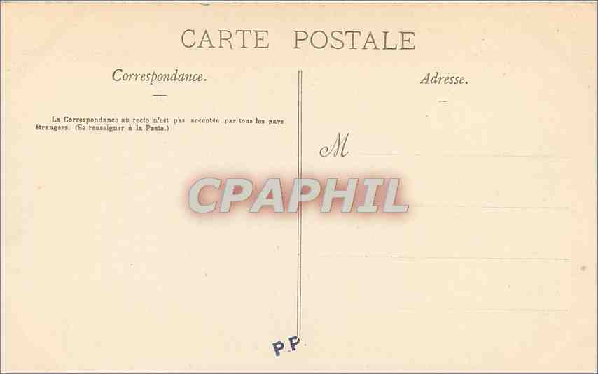 CPA Pau Place Royale et Chaine des Pyrenees  — Rückseite
