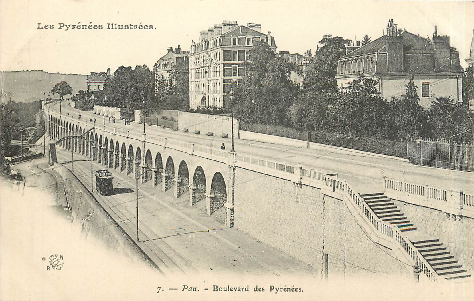 Pau — Boulevard des Pyrénées — Les Pyrénées Illustrées, n°7