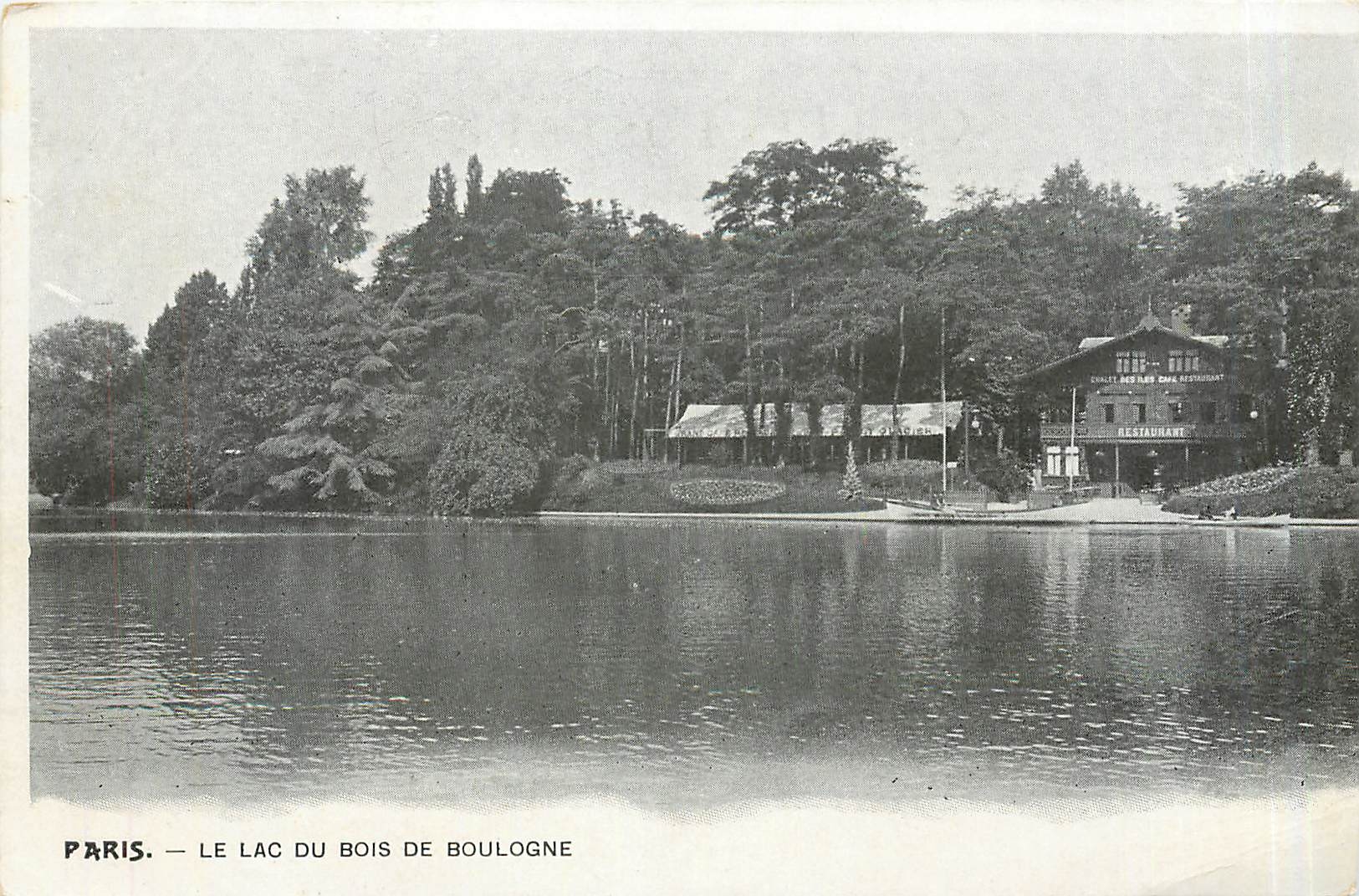 CPA Paris Le Lac du Bois de Boulogne 