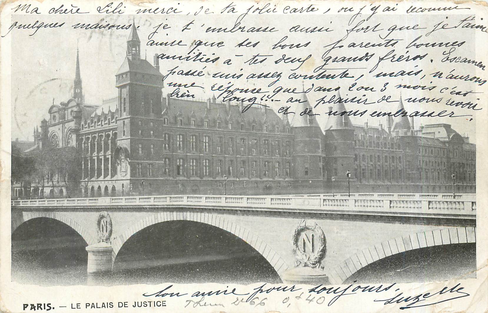 CPA Paris Le Palais de Justice 