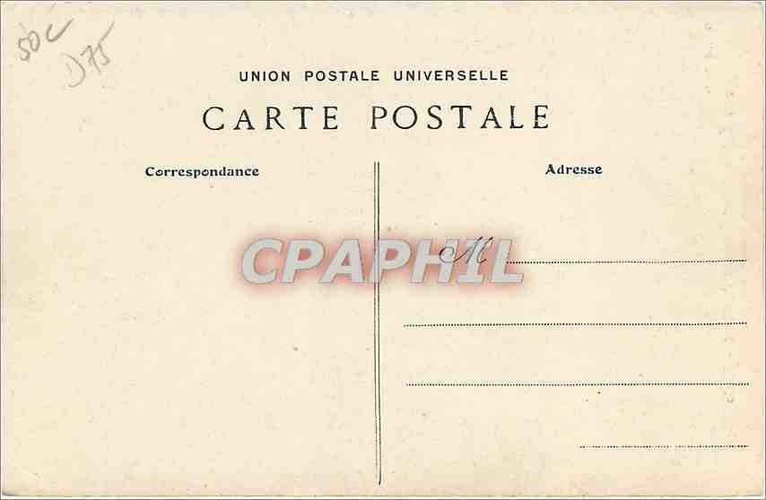 CPA Eglise Saint Etienne du Mont Paris Autel de Sainte Genevieve  — Rückseite