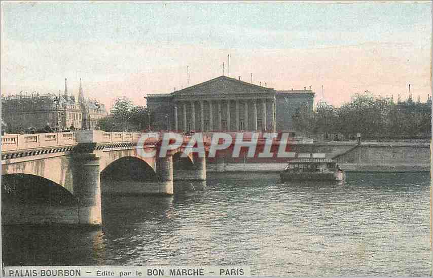 CPA Palais Bourbon Edite par le Bon Marche Paris 