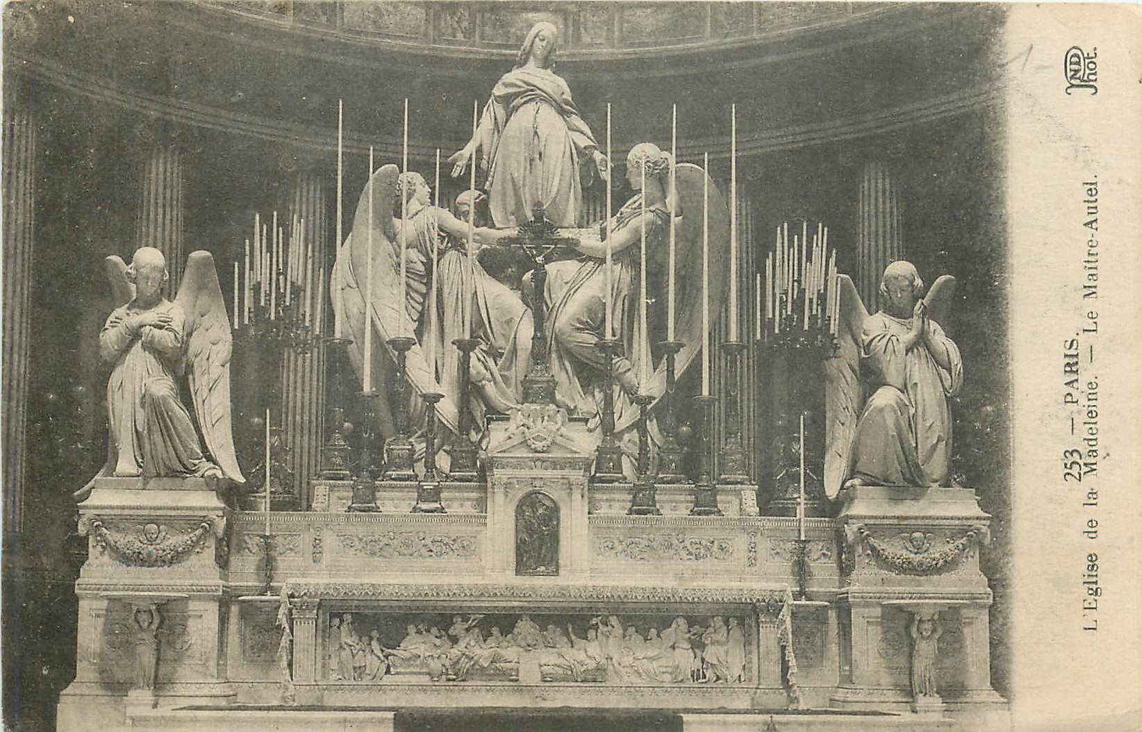 CPA Paris l'Eglise de la Madeleine Le Maitre Autel 