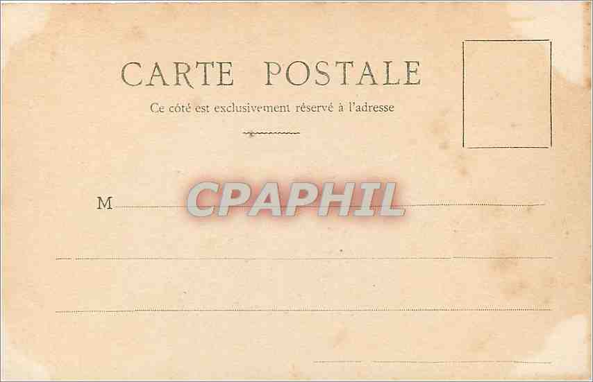 CPA Paris Fontaine de Cayeau Chocolat de l'Abbaye D'Igny Marne — Rückseite