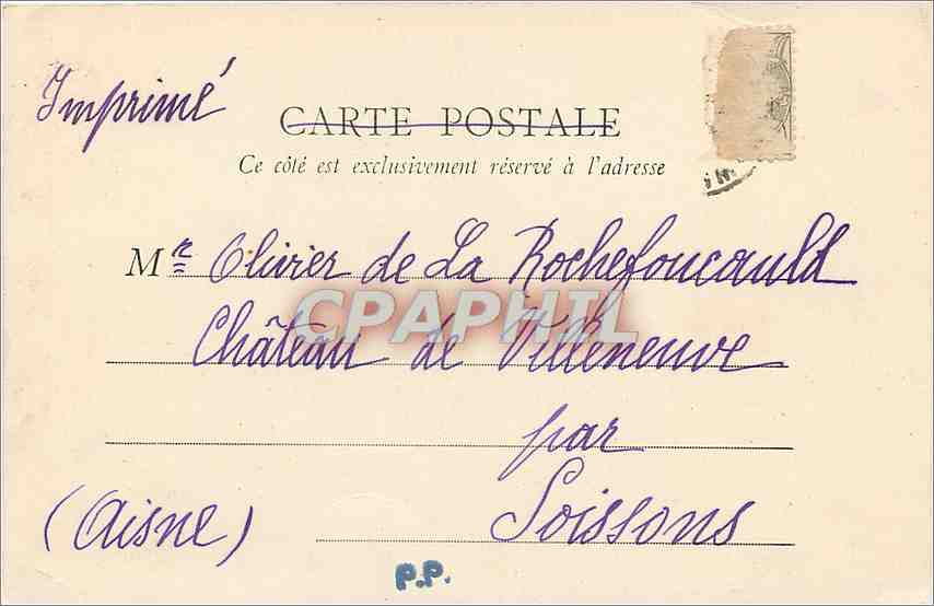 CPA Paris Bois de Boulogne Cascade et Grotte  — Rückseite