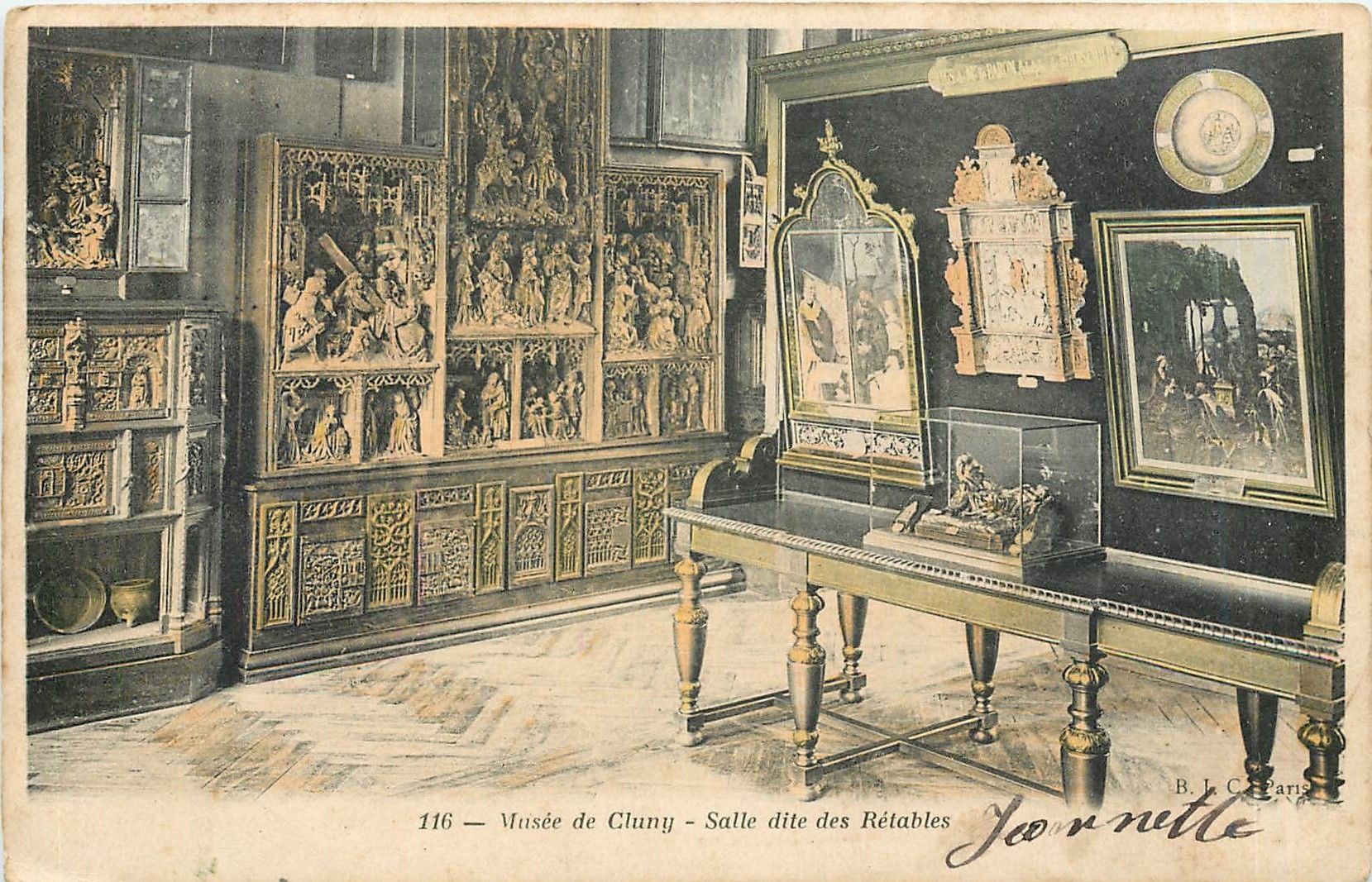 CPA Musee de Cluny Salle dite des Retables 