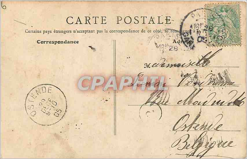 CPA Musee de Cluny Salle dite des Retables  — Rückseite
