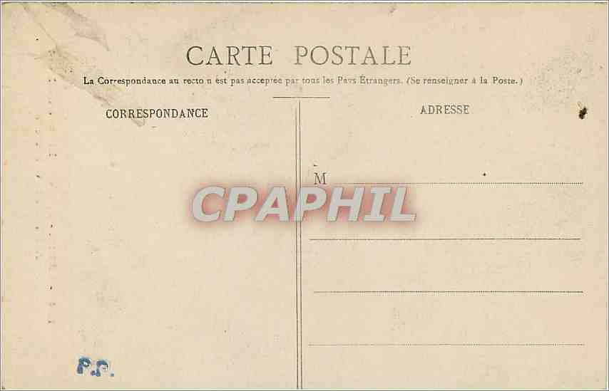 CPA Paris Eglise St Etienne du Mont Autel de Ste Genevieve  — Verso