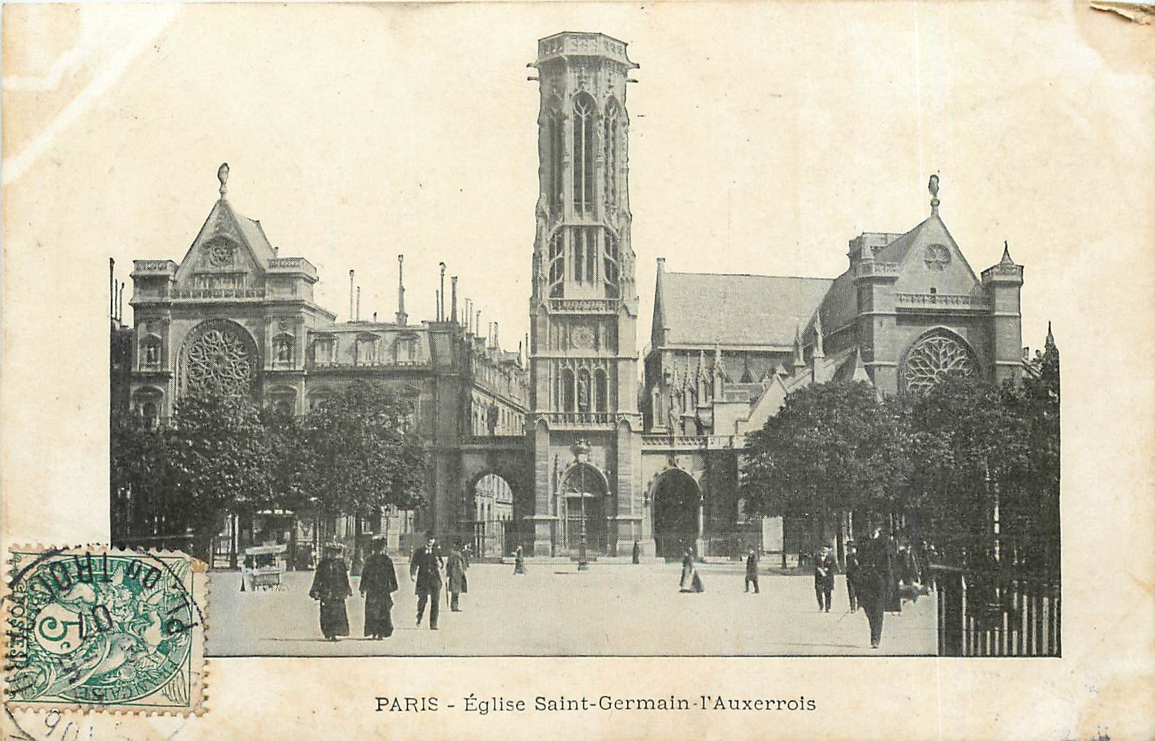 CPA Paris Eglise Saint Germain l'Auxerrois 