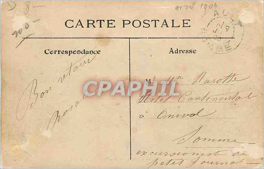 CPA La Seine a travers Paris Le Viaduc d'Auteuil  — Rückseite