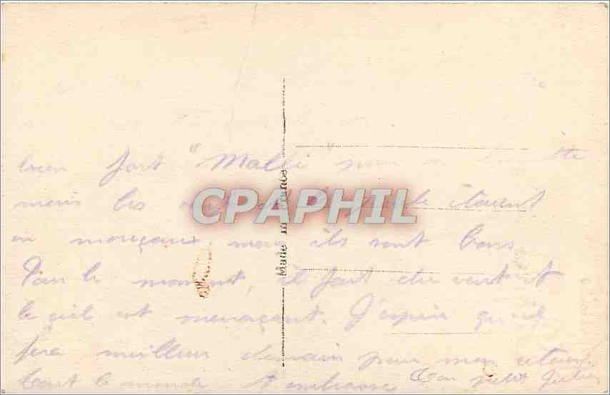 CPA Joyeuses Paques Femme — Rückseite