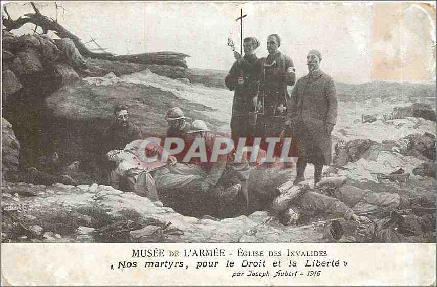 CPA Musee de l'Armee Eglise des Invalides Nos Martyrs pour le Droit et la Liberte par Joseph Aubert 