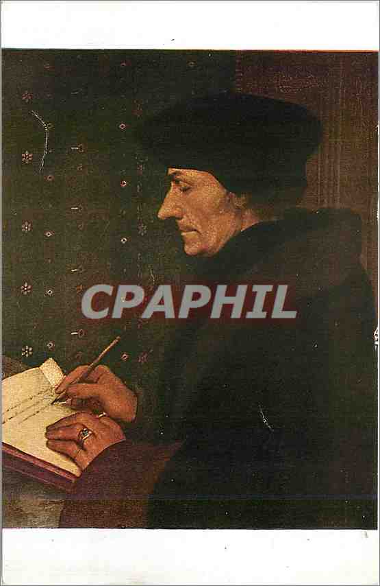 CPA Hans Holbein le jeune Portrait de Didier Erasme 
