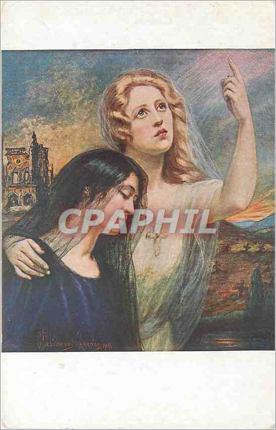 CPA Salon de Paris G Debillemont Chardon La Douleur et l'Esperance 