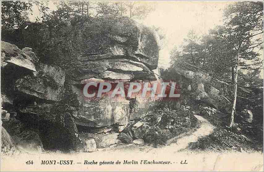 Mont-Ussy — Riesenstein von Merlin der Zauberer — L.L.