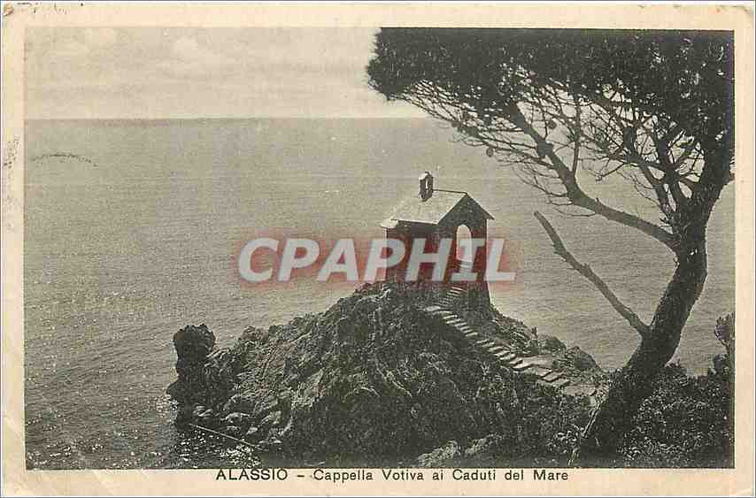 CPA Alassio Cappella Votiva al Caduti del Mare 