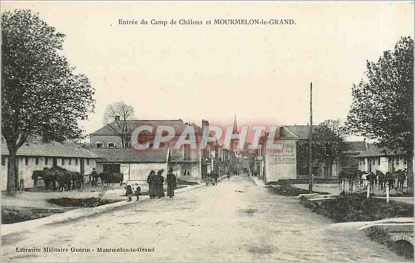 CPA Entree du Camp de Chalons et Mourmelon le Grand 