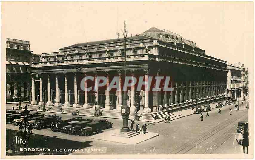CPA Bordeaux Le Grand Theatre 