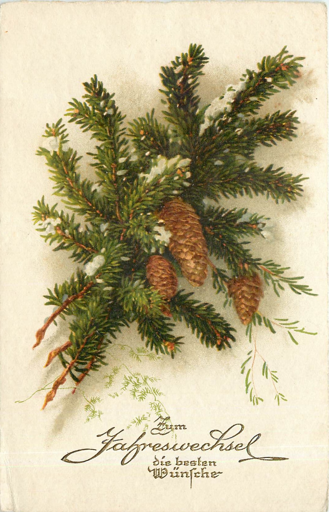 CPA Zum Jahreswechsel Sapin