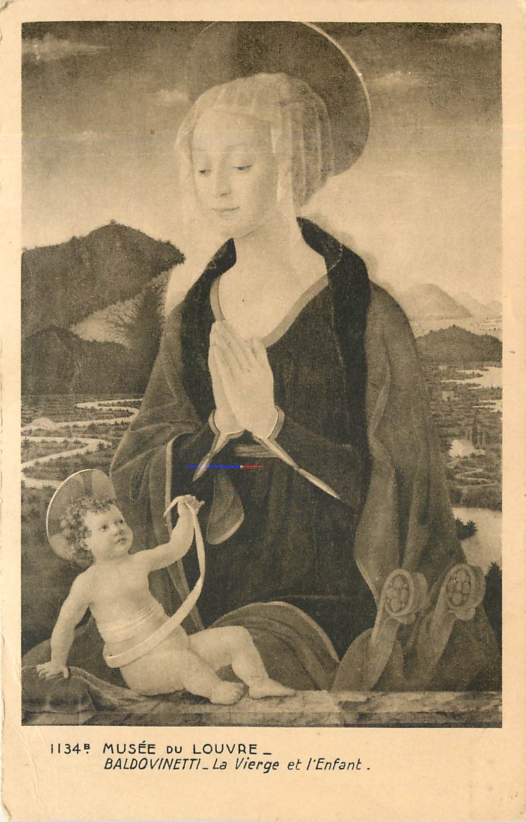 CPA Musee du Louvre Baldovinetti La Vierge et l'Enfant 