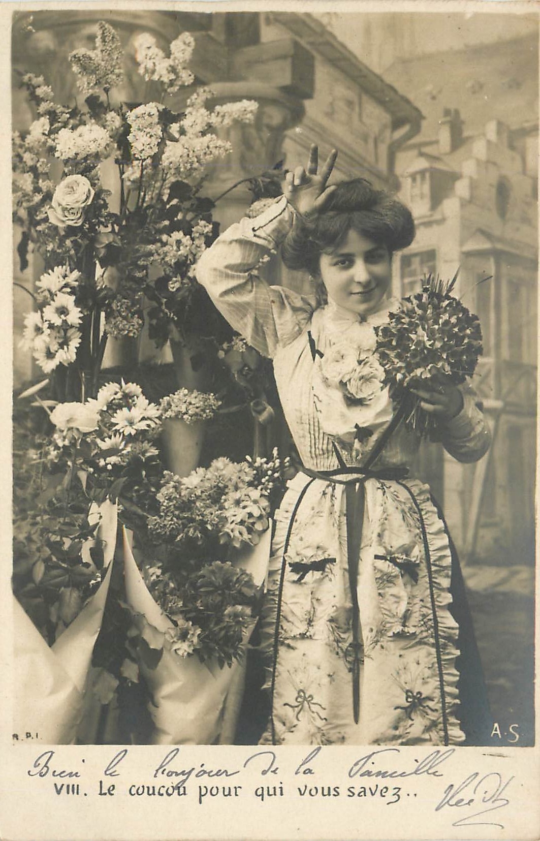 Fleuriste — Paris — A.S. (éditeur) n° VIII