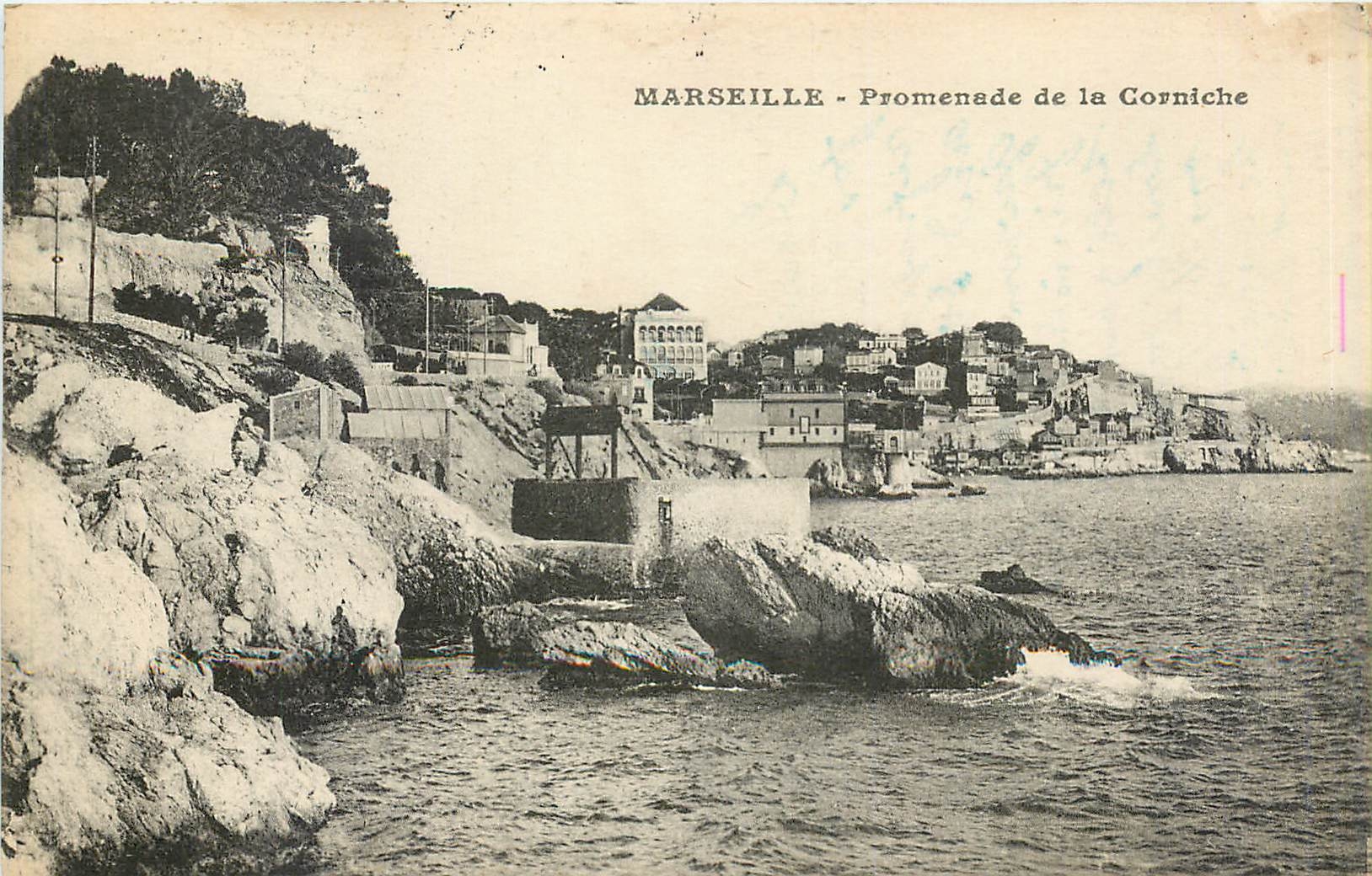 CPA Marseille Promenade de la Corniche 