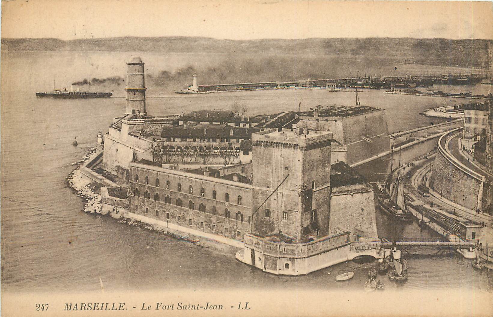 CPA Marseille Le Fort Saint Jean 