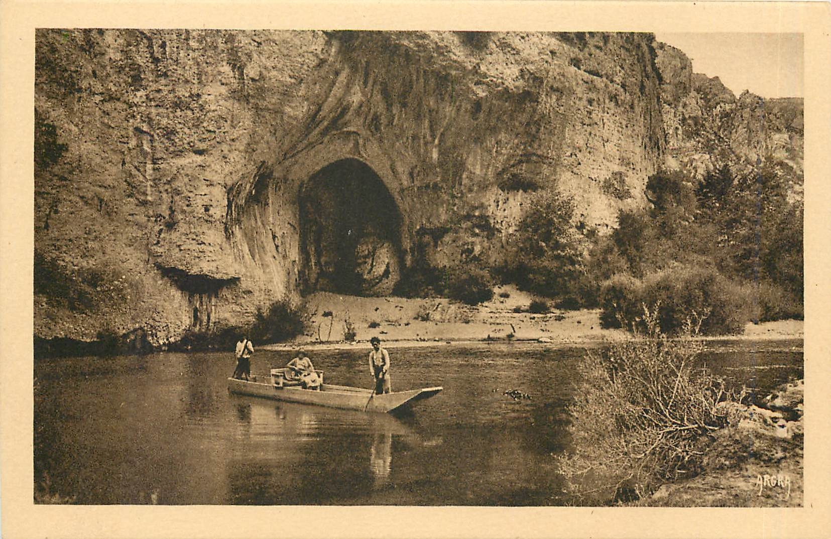 CPA Gorges du Tarn Grotte de la Momie 