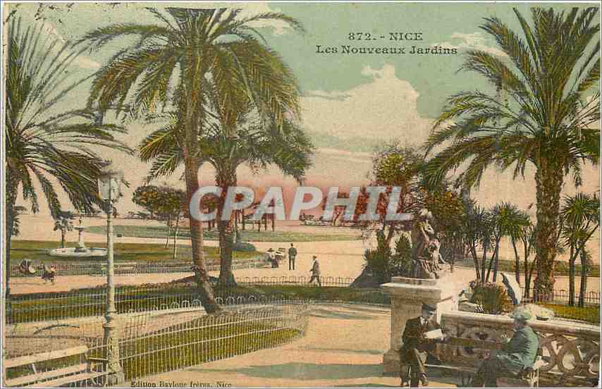 CPA Nice Les Nouveaux Jardins 