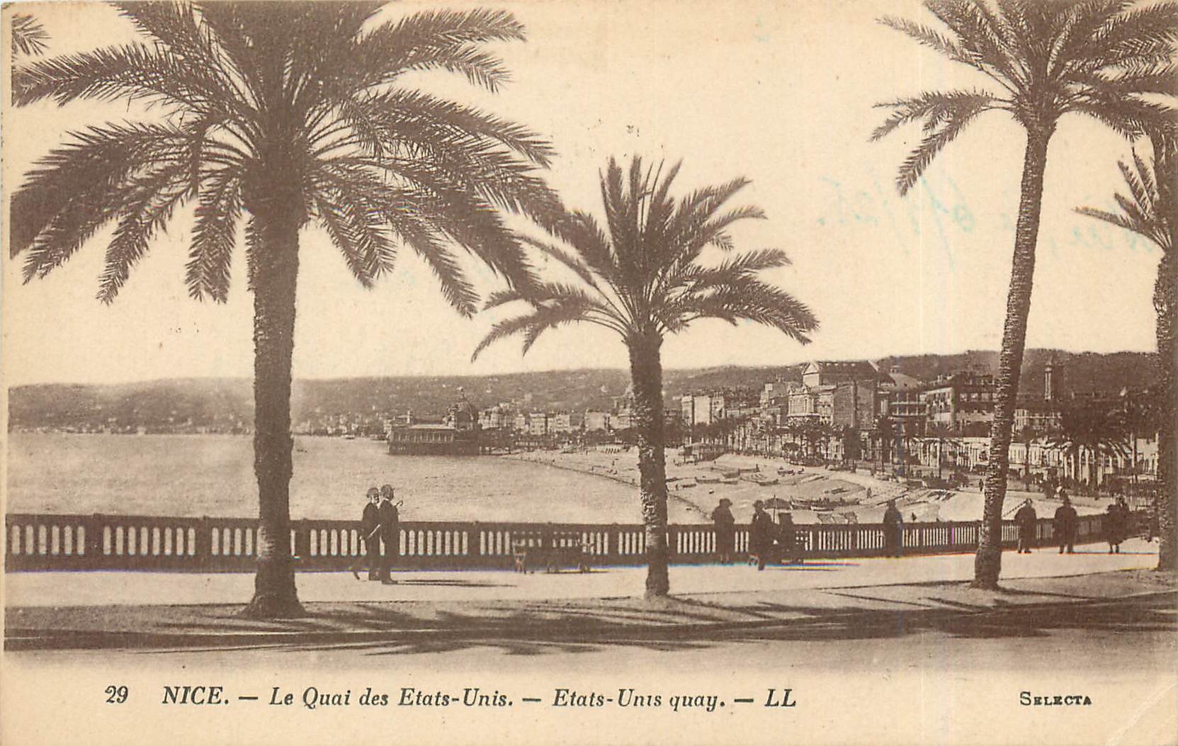 CPA Nice Le Quai des Etats Unis 