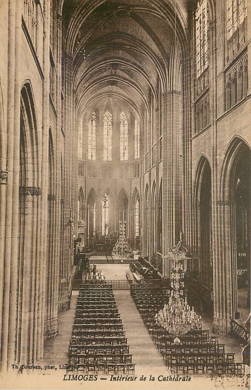 CPA Limoges Interieur de la Cathedrale 