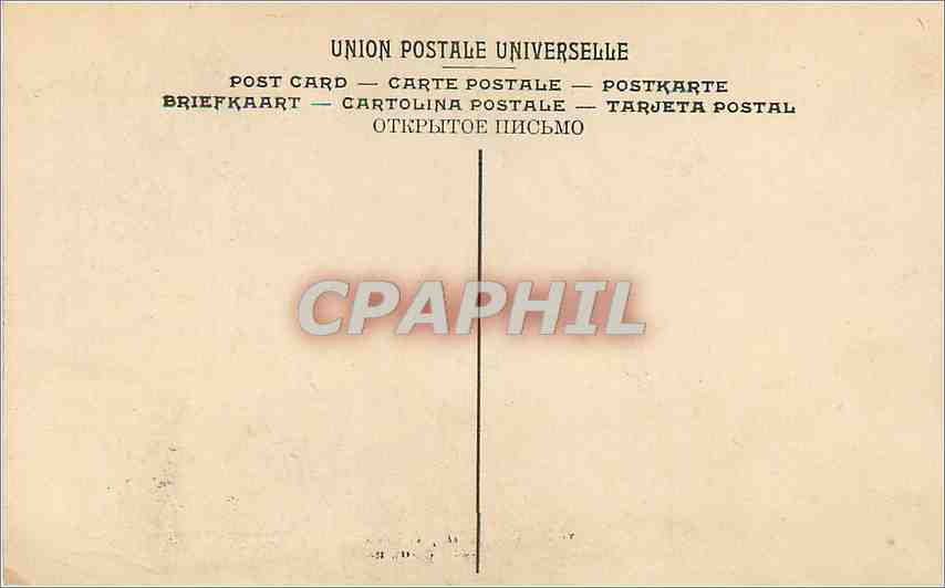 CPA Lenepveu Le Sacre de Charles I  — Verso